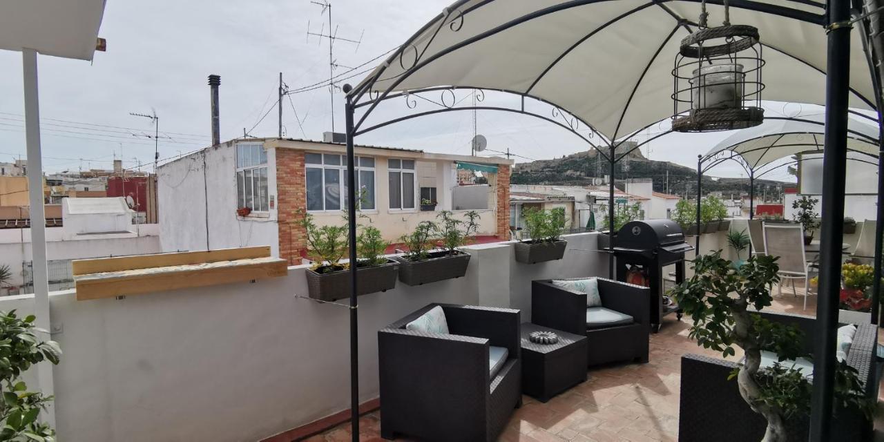 Amazing Penthouse With Views To The Castle Apartment Alicante Bagian luar foto
